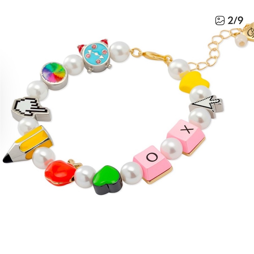 Betsey Johnson Multicolor Charm Bracelet